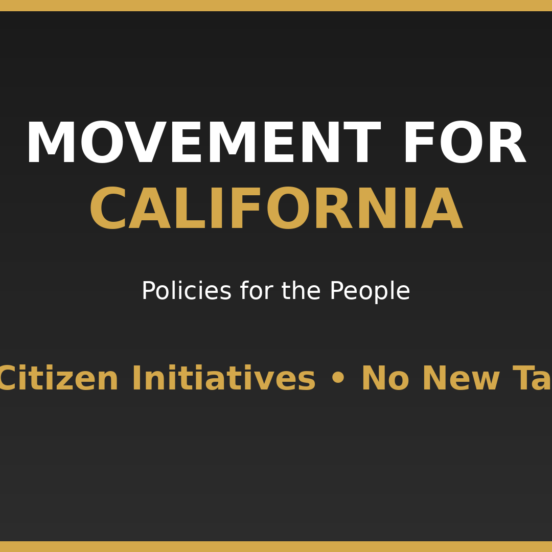 Movement For California - Instagram